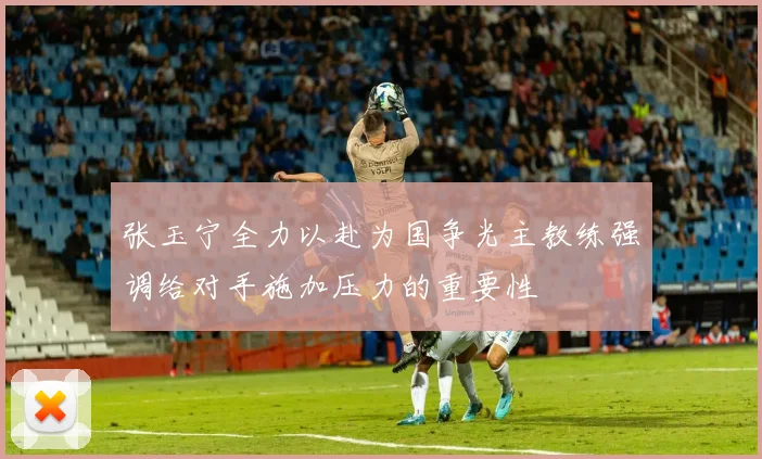 张玉宁全力以赴为国争光主教练强调给对手施加压力的重要性